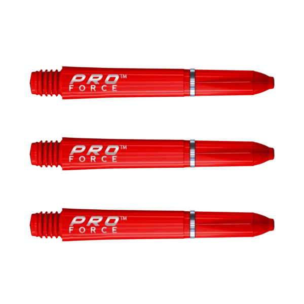 Winmau Pro Force Short plastikust varred - punane - 35 mm
