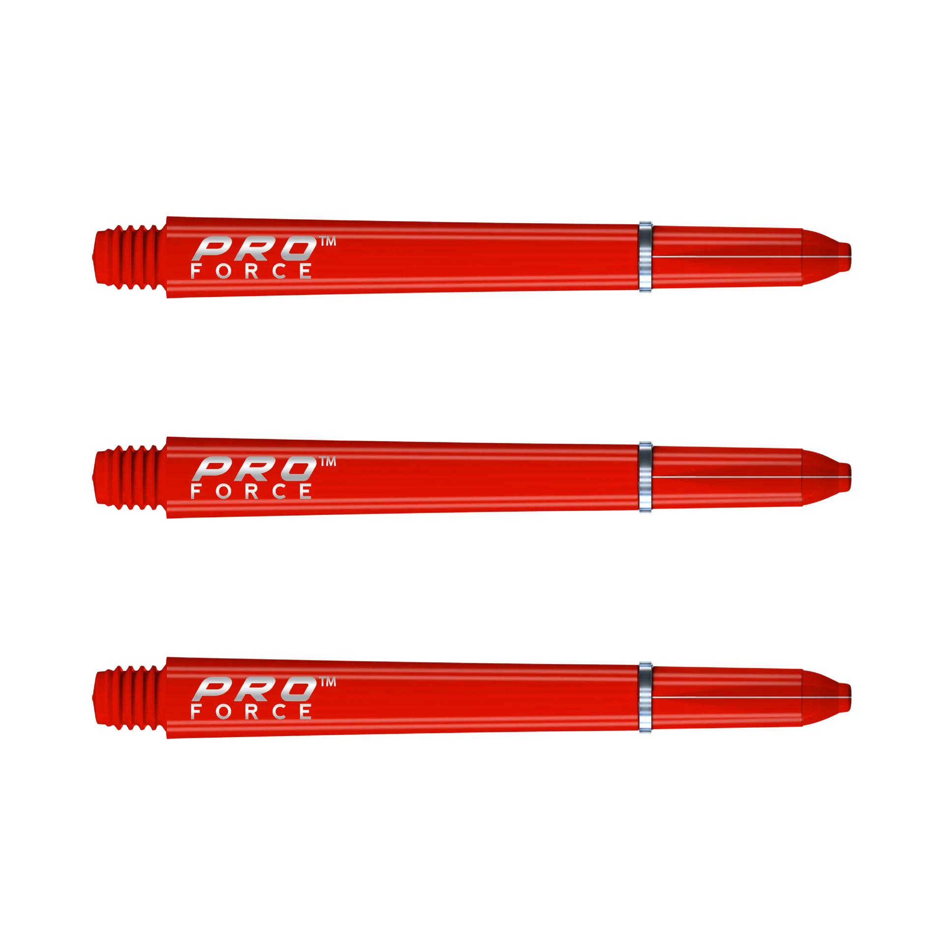 Winmau Pro Force Medium plastikust varred - punane - 48 mm