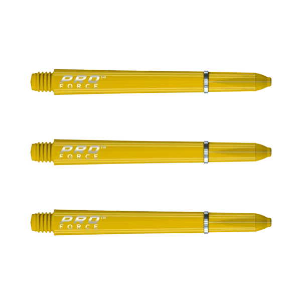 Winmau Pro Force Medium plastikust varred - kollane - 48 mm