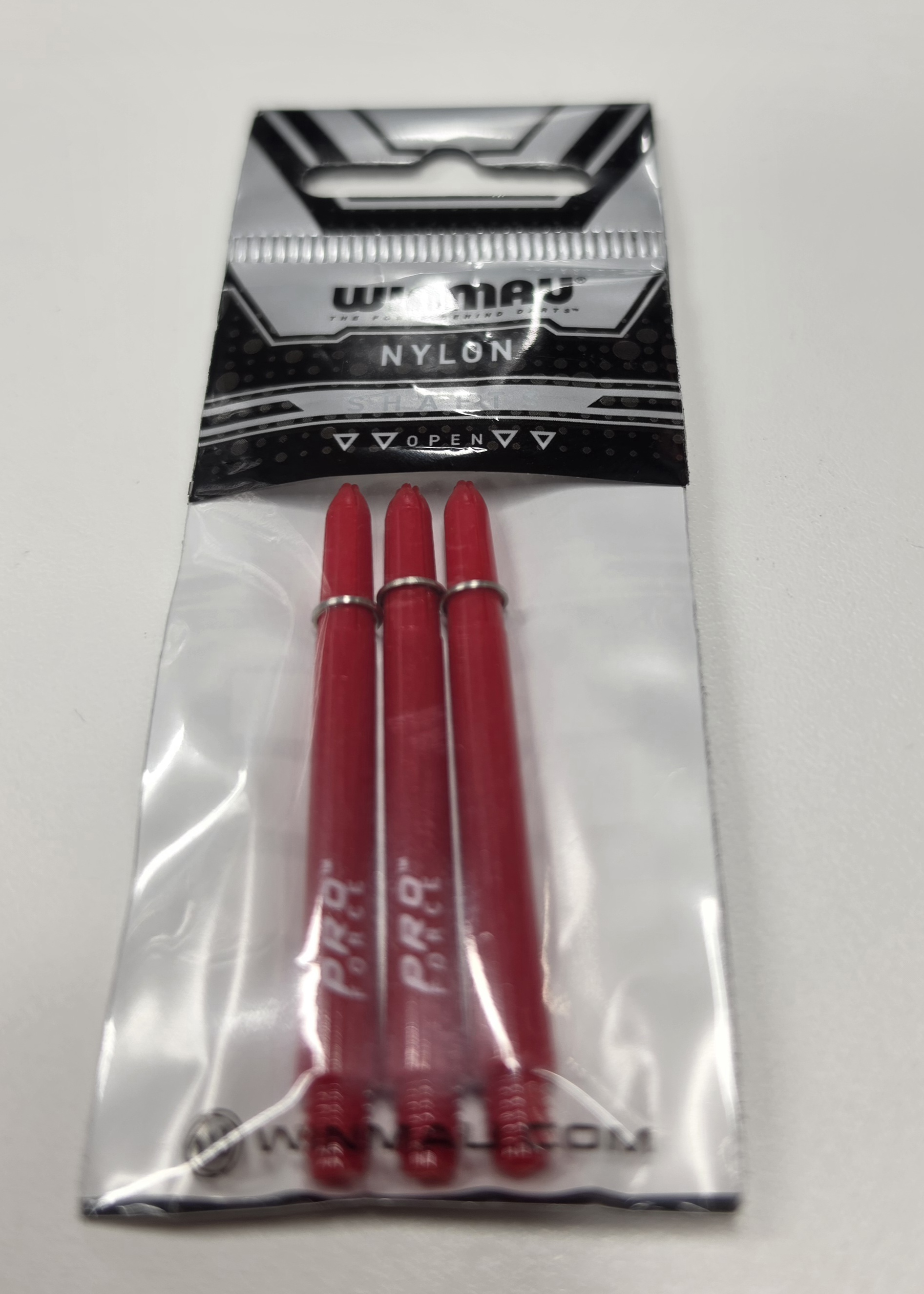 Winmau Pro Force Medium plastikust varred - punane - 48 mm - Pilt 2