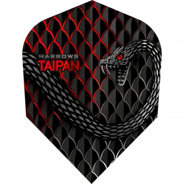 Suled – HARROWS - Taipan Dart Flights - No6 - Red - Standard