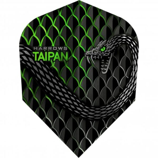 Suled – HARROWS - Taipan Dart Flights - No6 - Green - Standard