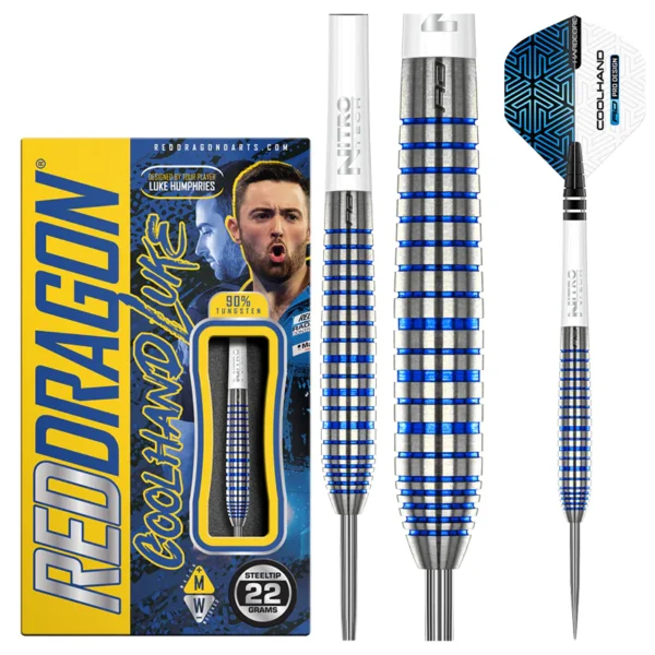 RedDragon –  noolekomplekt – LUKE HUMPHRIES – TX3 Cool Blue – 22g