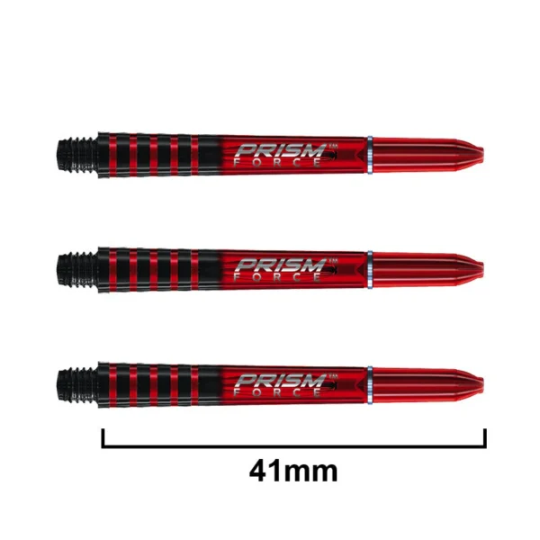 Winmau - Prism Force varred - Intermediate - vartel on Pro-Lock rõngad - 41mm - punane