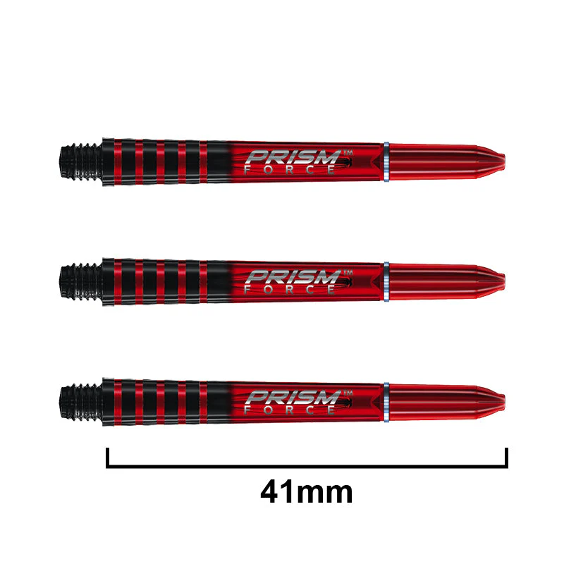 Winmau - Prism Force varred - Intermediate - vartel on Pro-Lock rõngad - 41mm - punane