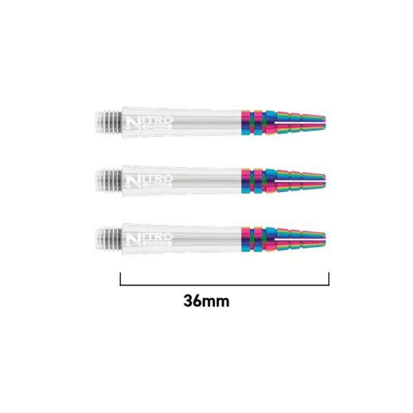 Nitrotech Ionic noolevarred - Red Dragon - Short - 36mm - Valge
