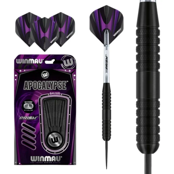 Winmau - noolekomplekt - Apocalypse - 22 gram - brass