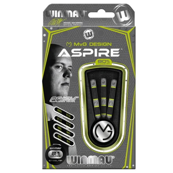 Noolekomplekt - Winmau - Michael van Gerwen Darts - MvG - Aspire - 21g