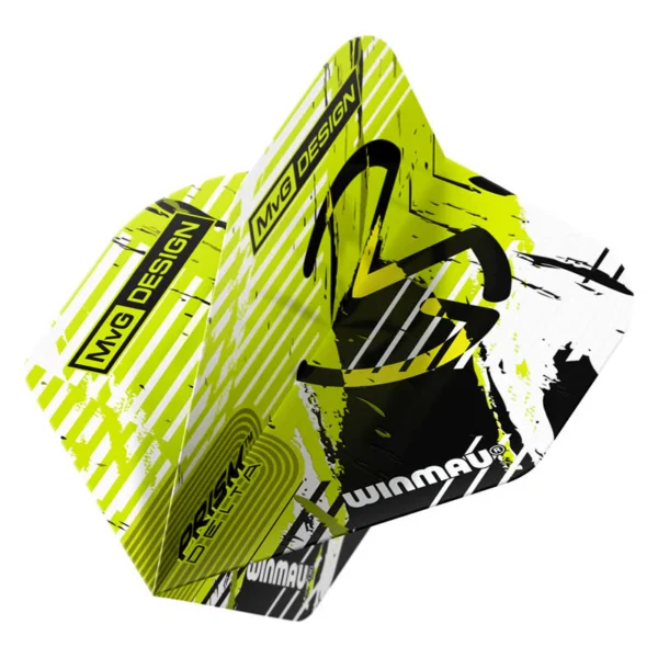 Winmau - suled - MVG rohelise ja musta triibuga - standard -100 mikronit