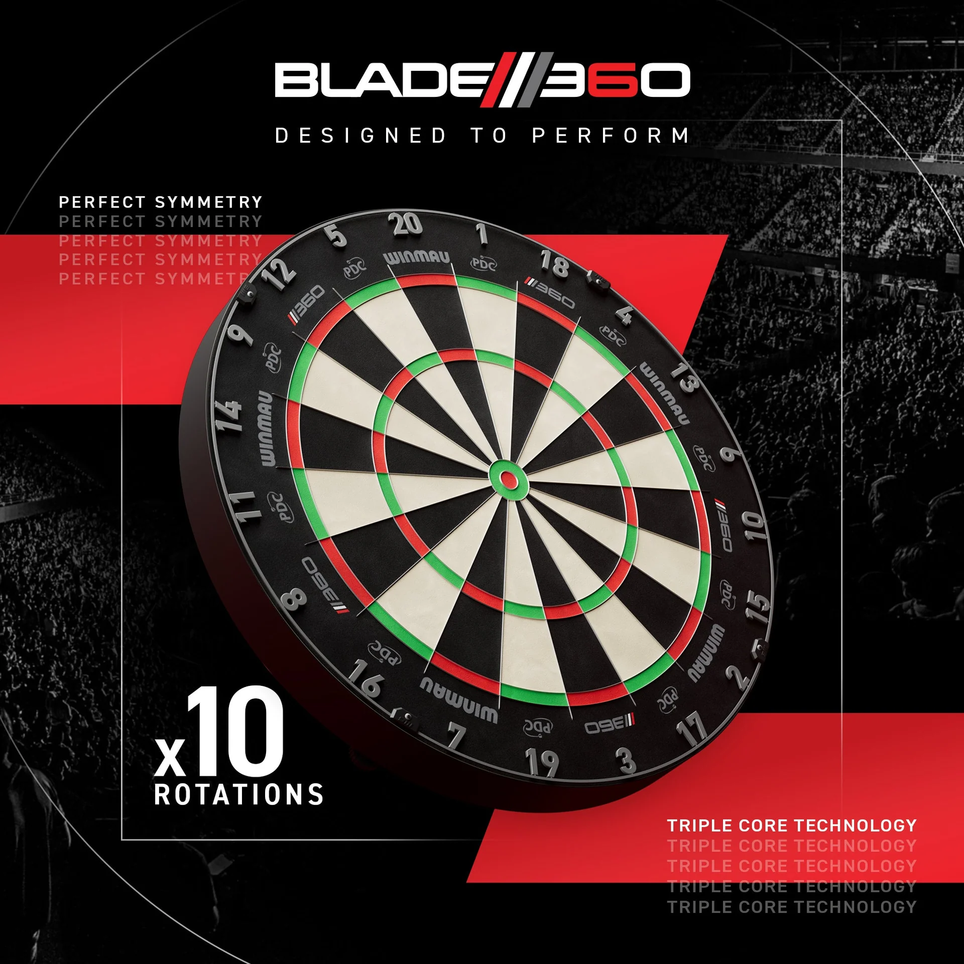 Winmau Blade 360 - ametlik PDC võistluslaud - Image 2