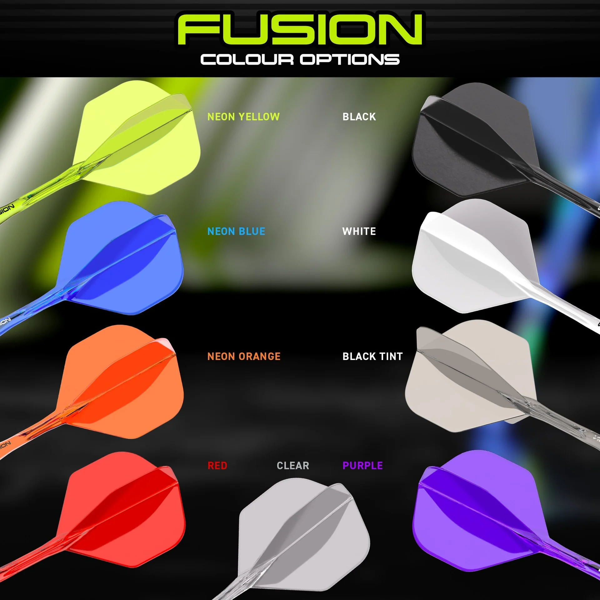 Winmau - Fusion 2in1 - sulg ja vars ühes tükis - medium - 34mm - standard - #2 - läbipaistev - Image 6