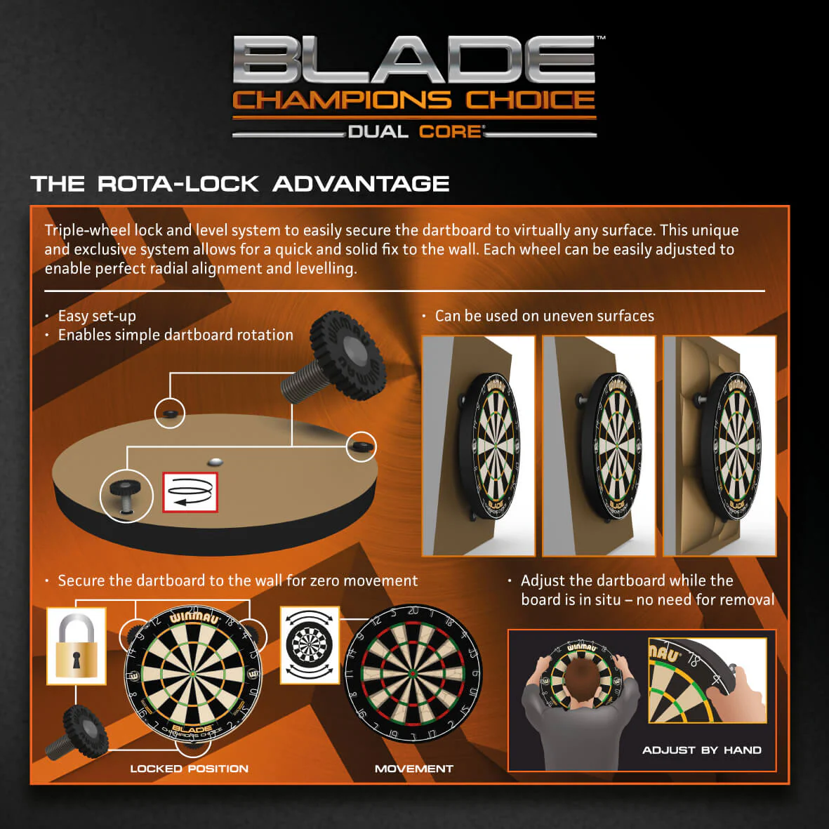 Winmau Blade Dual Core Champions Choice noolemäng - Image 6
