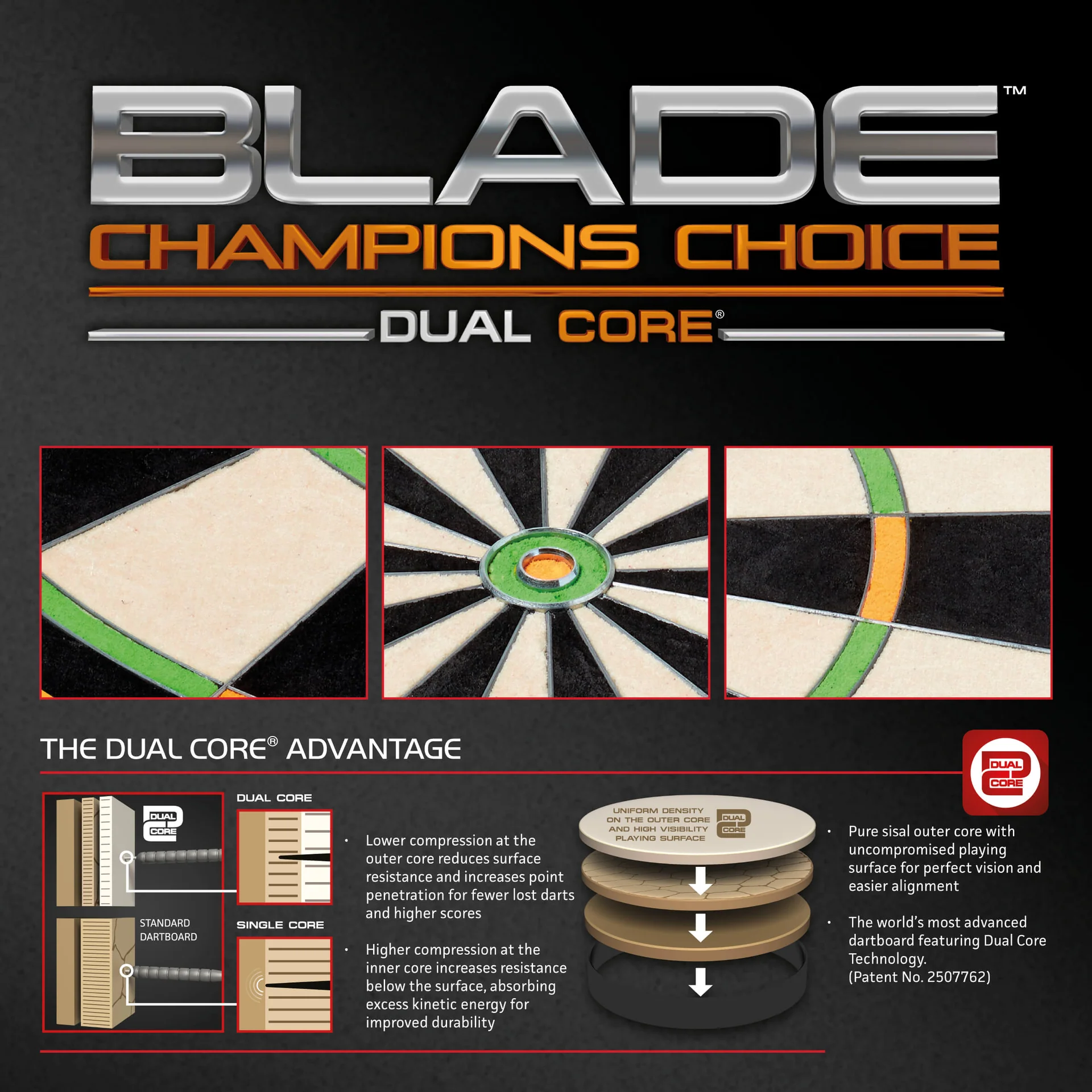 Winmau Blade Dual Core Champions Choice noolemäng - Image 7