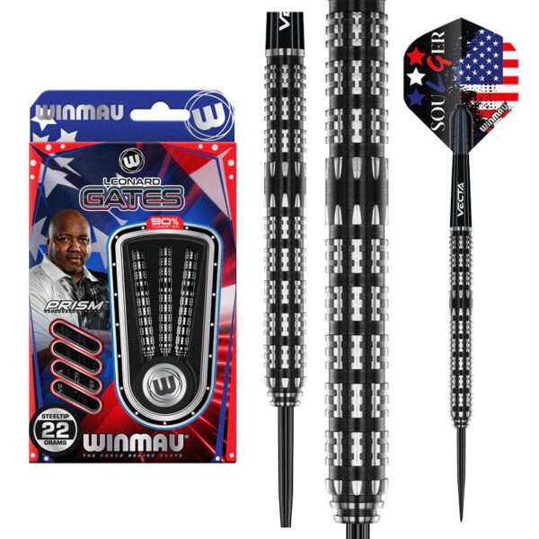 Winmau  - volframist nooled Leonard Gates - 22g