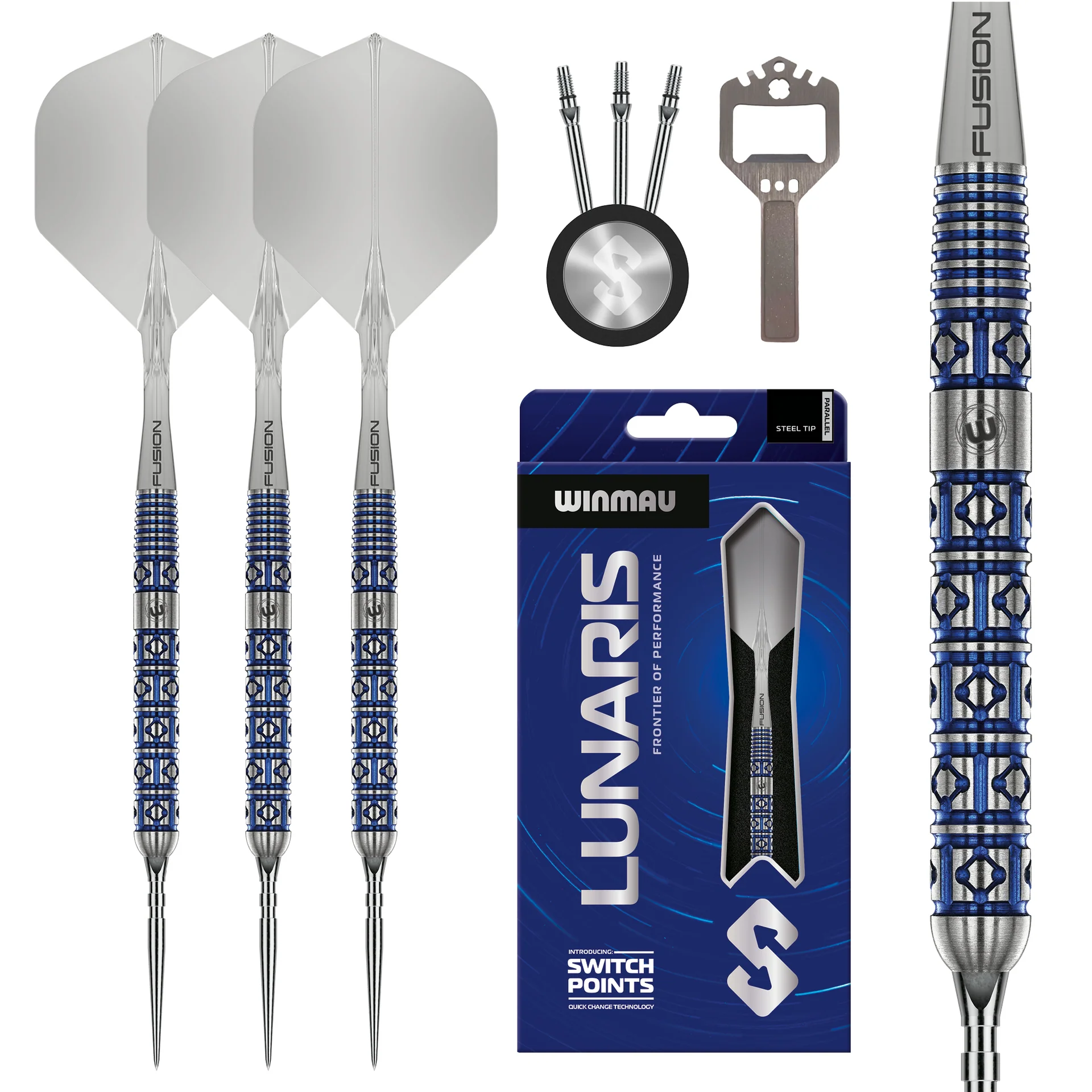 Winmau - Lunaris Switch Point Darts - Parallel -23g