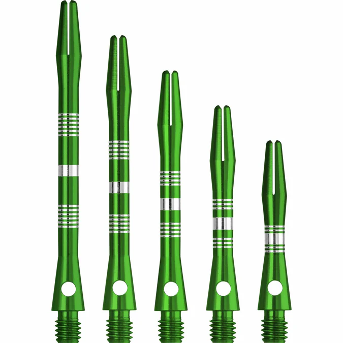 Designa - Alumiiniumvars - Metal Dart Stems - roheline - 27 mm - Image 2