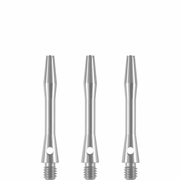 Designa - Alumiiniumvars - Metal Dart Stems - hõbe - 38 mm