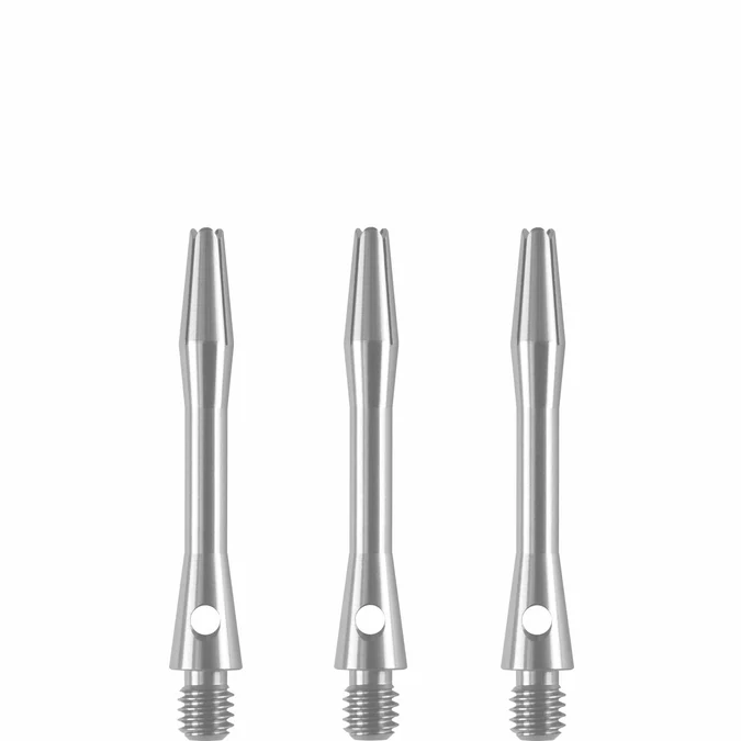 Designa - Alumiiniumvars - Metal Dart Stems - hõbe - 37mm