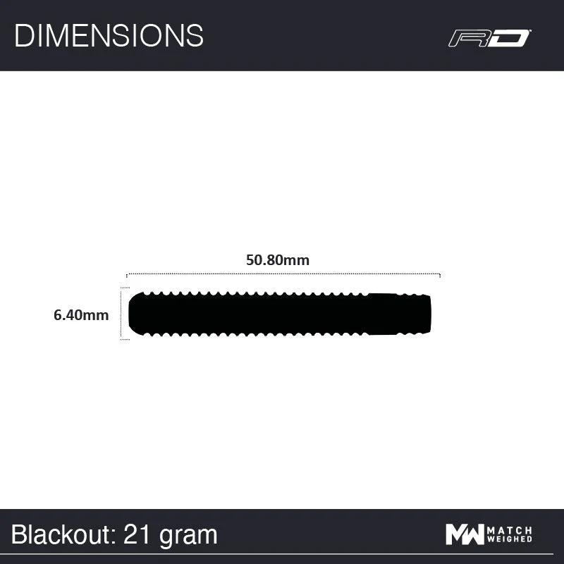 Winmau -Blackout 1 -21g - Image 6