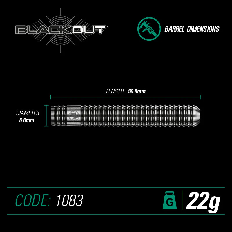 Winmau - noolekomplekt -Blackout 1 - 22g - Image 6