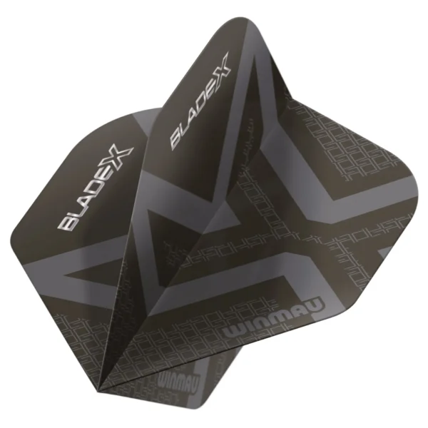 Winmau - suled – prisma delta - Blade X - Metallic must - standard