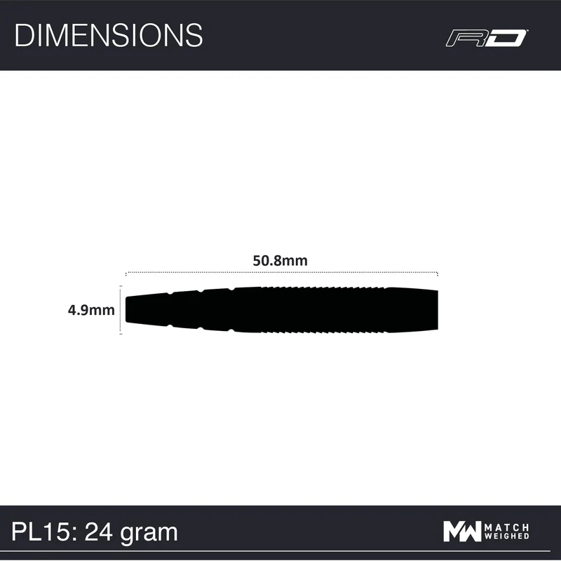 Red Dragon noolekomplekt – Peter Wright PL15 – 24 g - Image 5