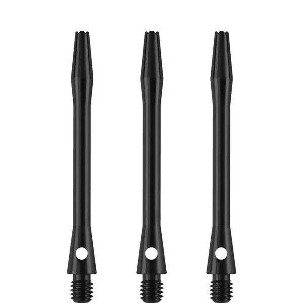 Designa - alumiiniumist dartsi varred - must - 41 mm