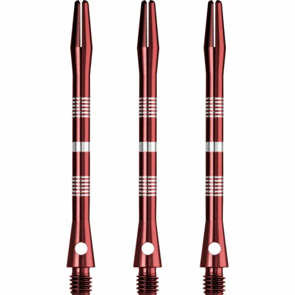 Designa - alumiiniumist dartsi varred  - punane - 53 mm