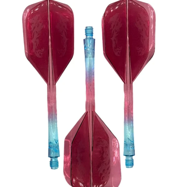 Caliburn - SUP integreeritud noolesuled - standard No6 - lainemuster, sinine ja lilla läbipaistev - 33,5mm