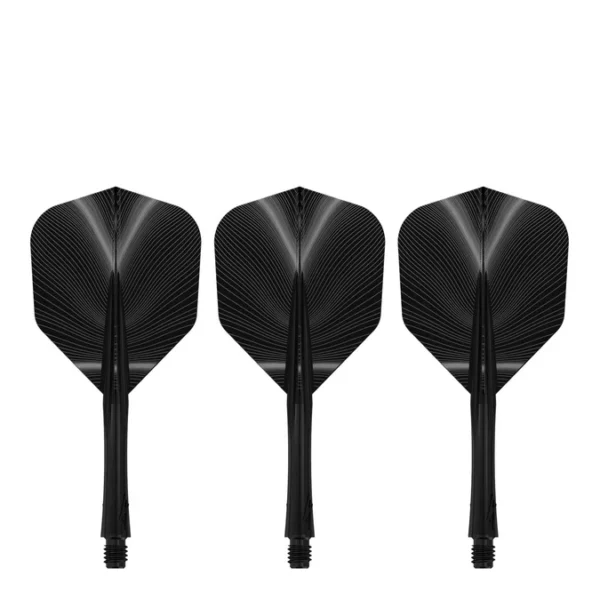 Caliburn - SUP integreeritud noolesuled - Standard No6 - Feather - must - 21,5mm