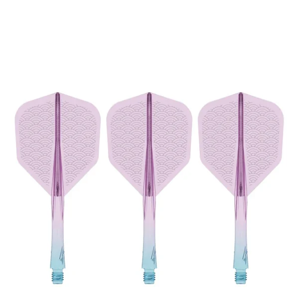 Caliburn - SUP integreeritud noolesuled - Standard No6 - Waves - sinine & lilla  - 27,5mm