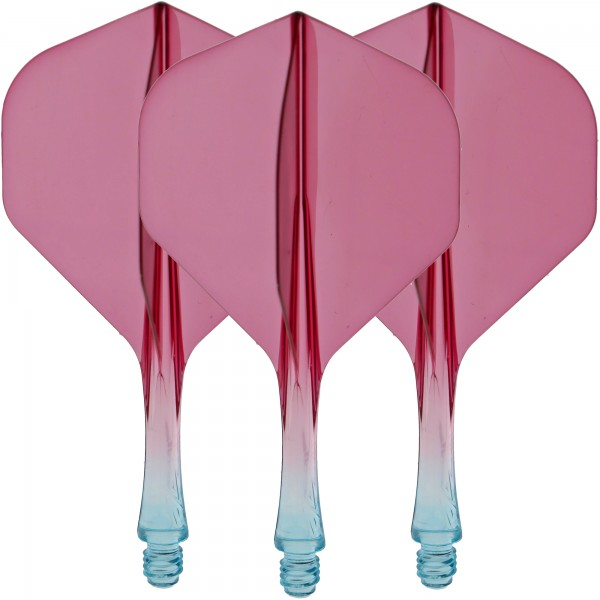 Caliburn - SUP integreeritud noolesuled - No2 - sinine & lilla läbipaistev - 27,5mm