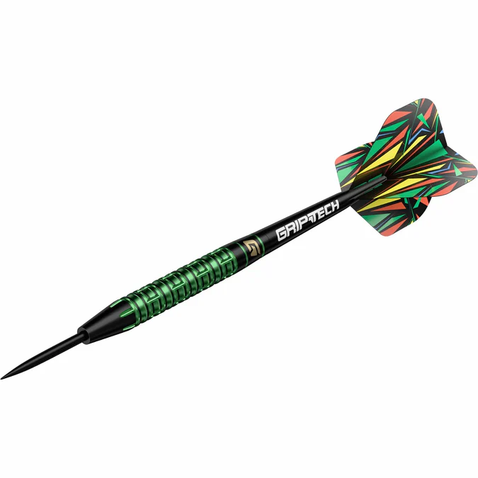 GOAT Athlete noolekomplekt – Steel Tip – Brass – Green – 10 g - Image 4