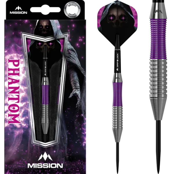 Mission noolekomplekt – Phantom – Brass – Silver & Purple – 22 g