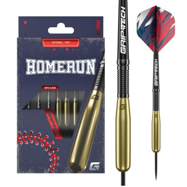 GOAT Homerun noolekomplekt – Steel Tip – Brass – 15 g