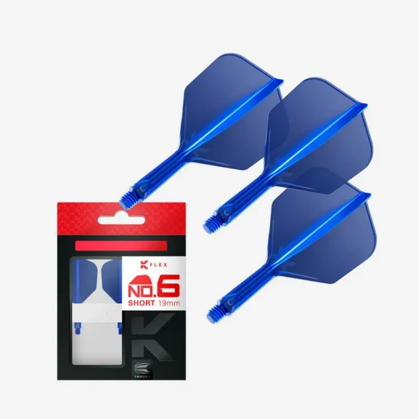 Target K-Flex integrated stem & feather - No.6 - short - blue