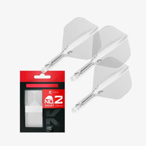 Target K-Flex integrated stem & feather - No.2 - medium - transparent