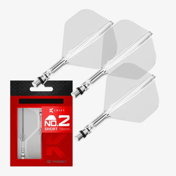 Target K-Shift spinning integrated stem & quill - No.2 - intermediate -transparent