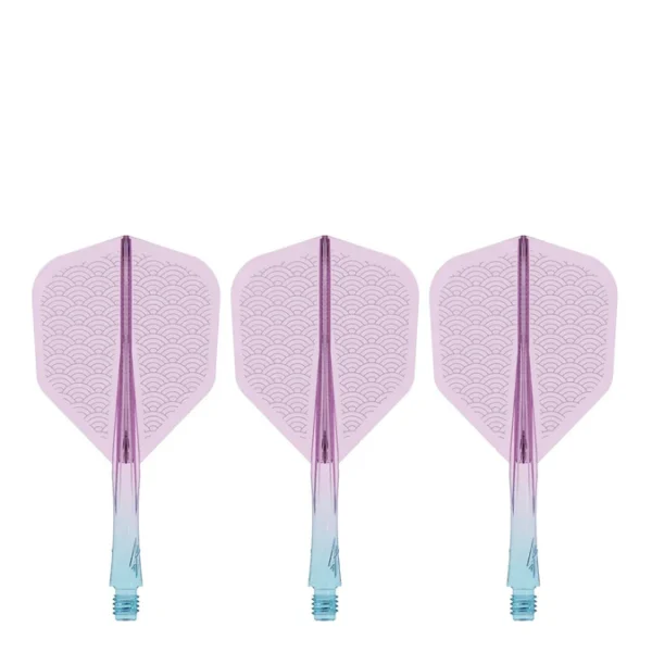 Caliburn - SUP integreeritud noolesuled - Standard No6 - Waves - sinine & lilla  - 21,5mm