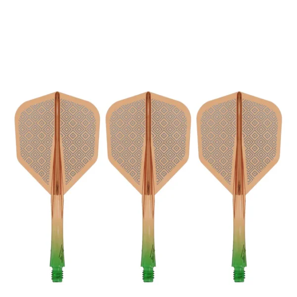 Caliburn - SUP integreeritud noolesuled - Standard No6 - Block - roheline & oranž - 27,5mm