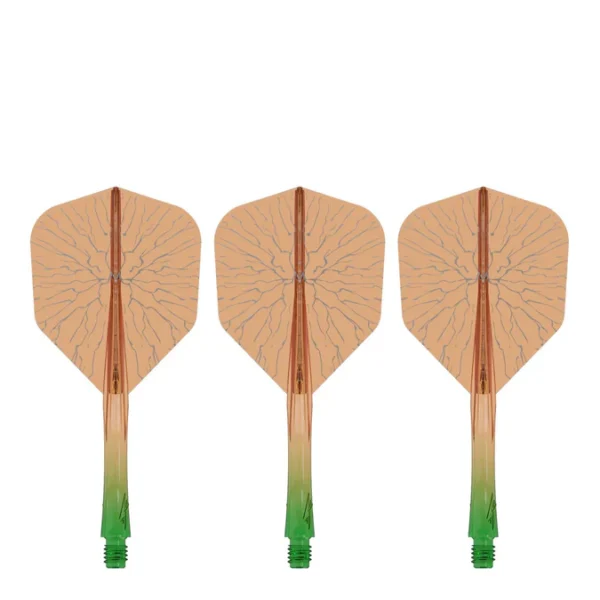 Caliburn - SUP integreeritud noolesuled - Standard No6 - Crack - roheline & oranž - 21,5mm