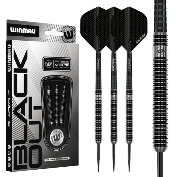 Winmau - noolekomplekt -Blackout 1 -26g