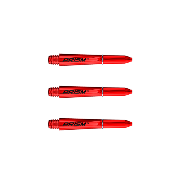 Winmau - Prism 1.0 Extra Short Noolevarred - Punane - 27mm