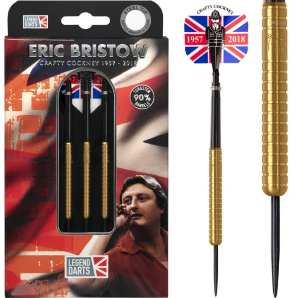 Eric Bristow - Cocked Finger noolekomplekt - R1 - Kuldne - 24g