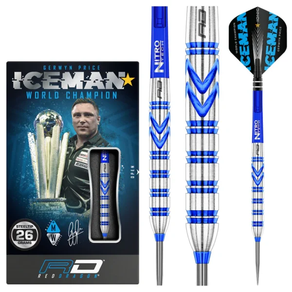 RedDragon -noolekomplekt - Gerwyn Price Blue Originals - 26g