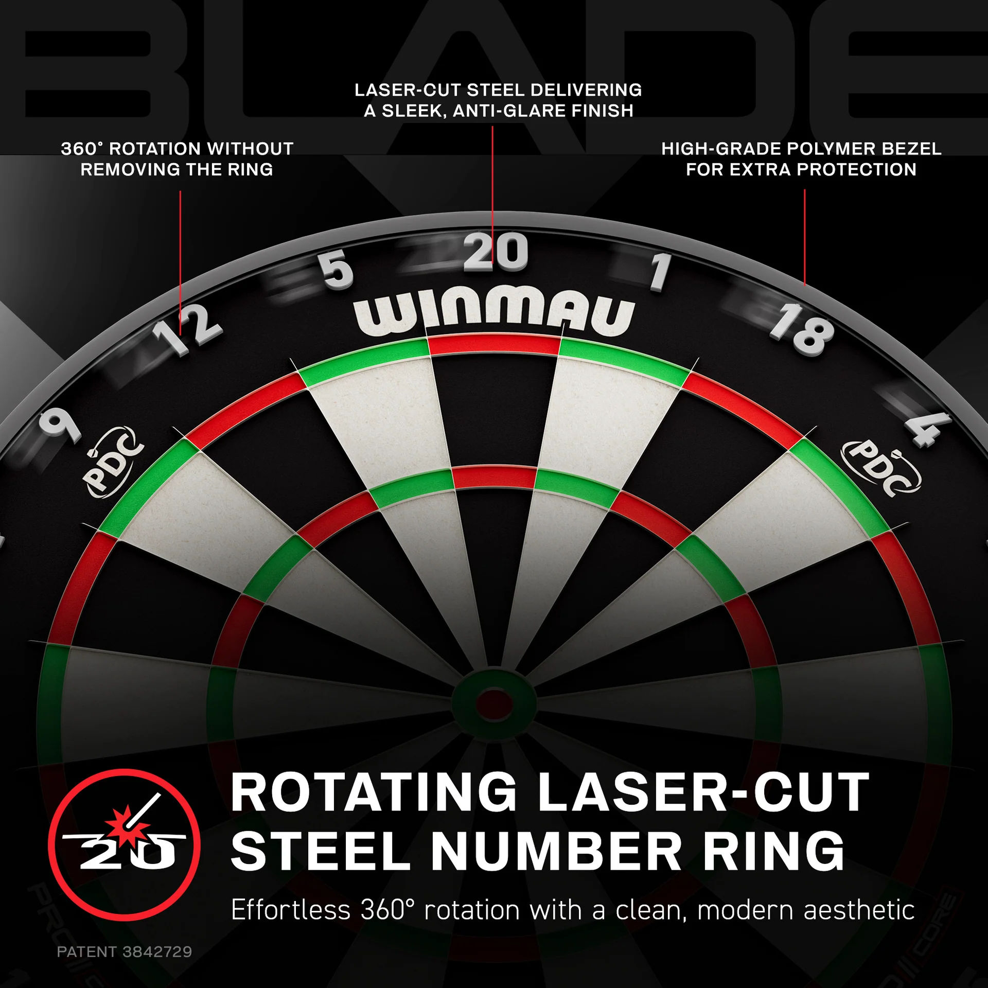 Winmau Blade X ProCore Professional PDC noolelaud - Image 7