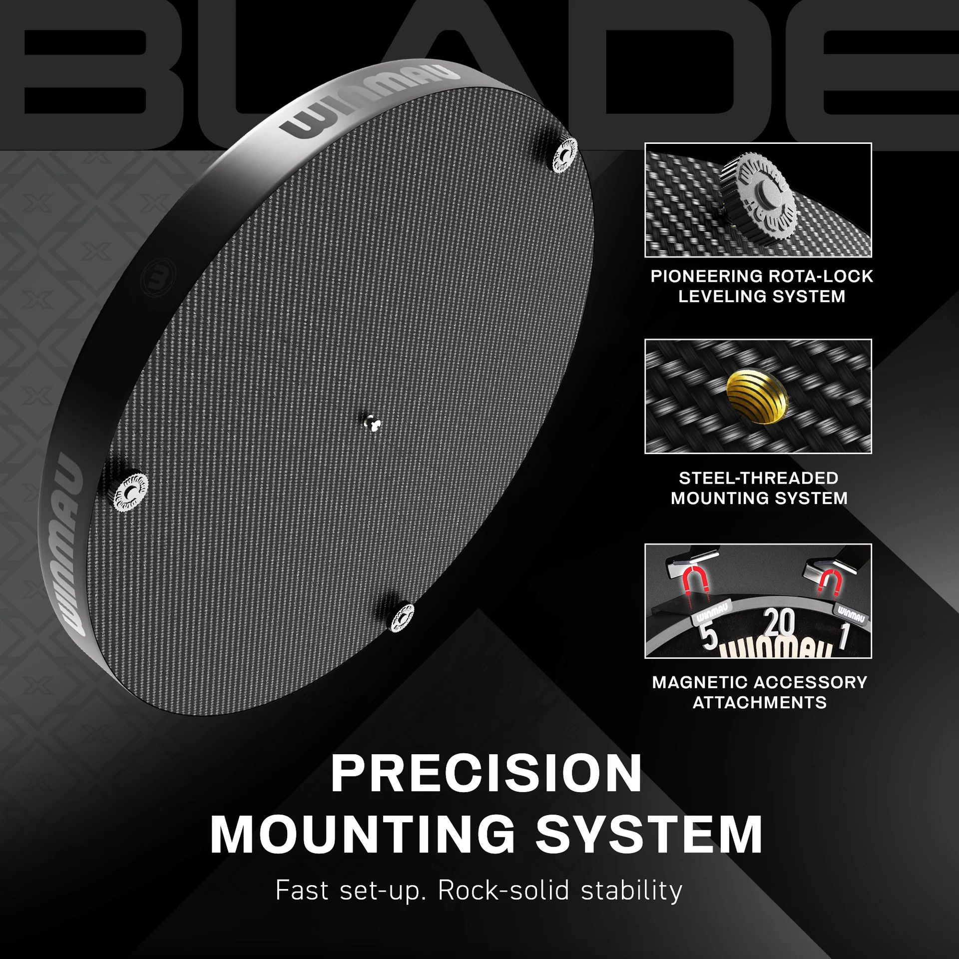 Winmau Blade X ProCore Professional PDC noolelaud - Image 8