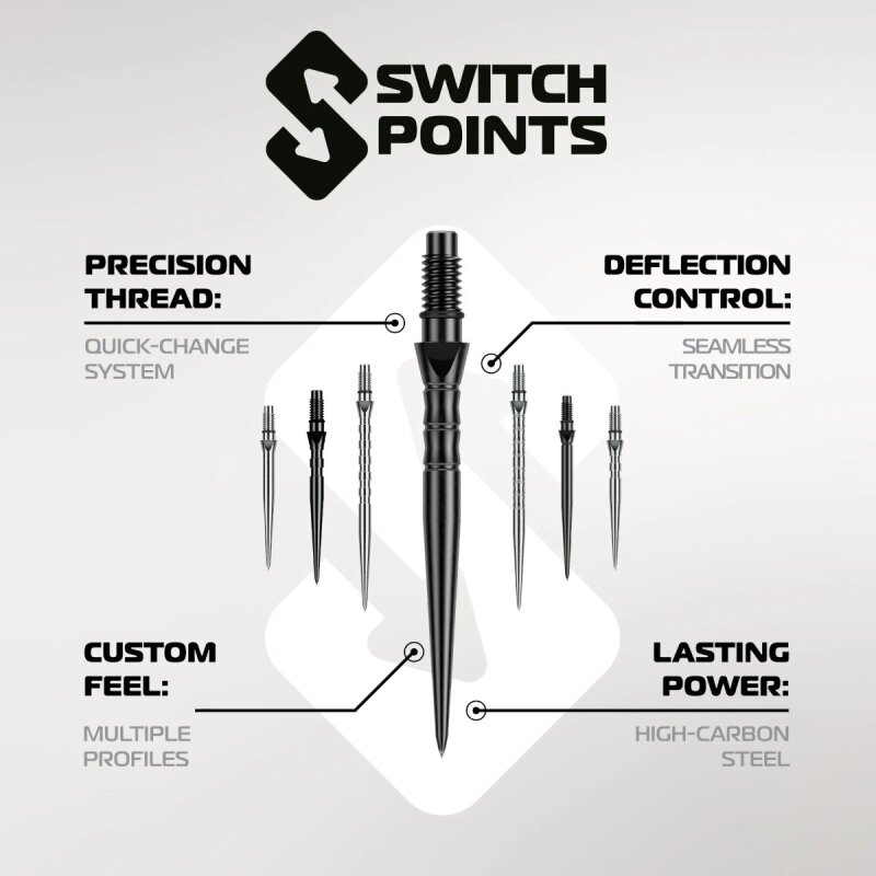 Winmau Switch Point Smooth Must - 40mm - Image 4