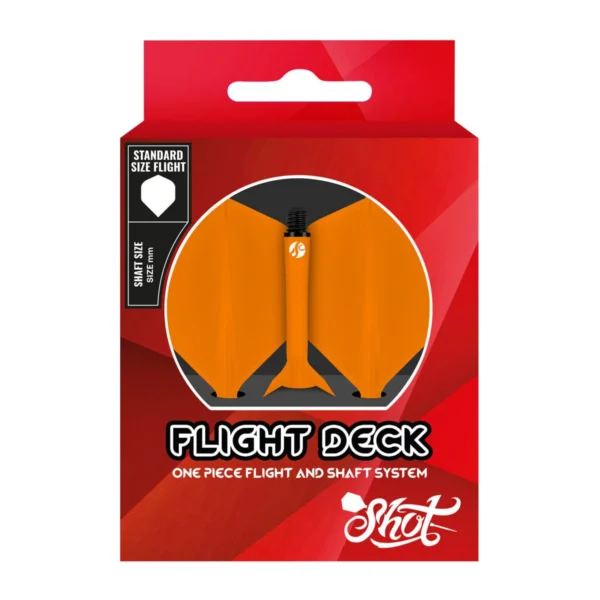 Shot – Flight Deck – integreertitud vars ja sulg – oranž – medium 31.2mm – No2
