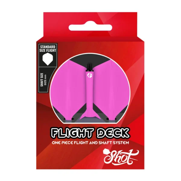 Shot – Flight Deck – integreertitud vars ja sulg – roosa – medium 31.2mm – No2
